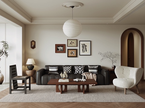 Mid-century Style Living Room