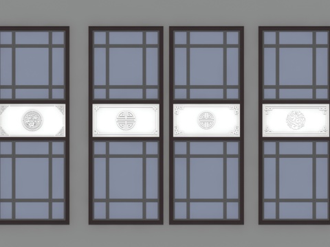 Window grilles board Chinese-style plate Chinese-style carved