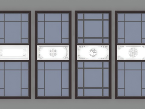 Window grilles board Chinese-style plate Chinese-style carved