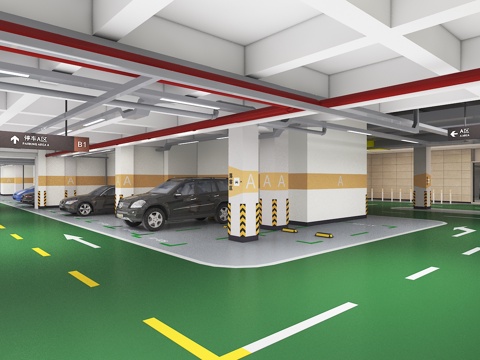 Modern Parking Underground Garage