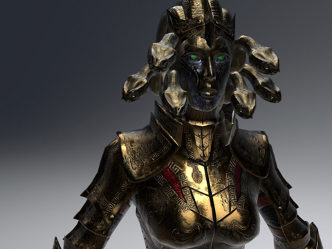 3D Model of Medusa's Daughter