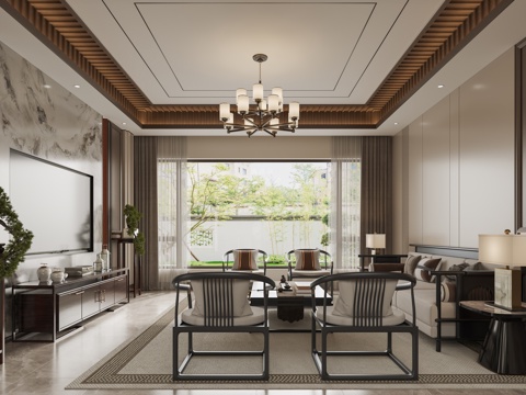 New Chinese Living Room