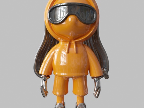 Modern living room sculpture