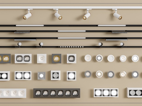Track Spotlight Downlight Linear Light Embedded Downlight Magnetic Spotlight
