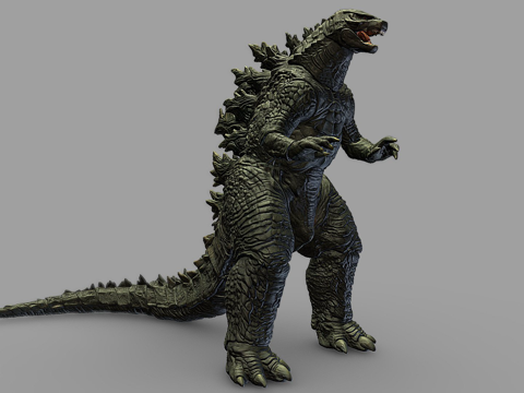 Godzilla 2019 Statue 3D Scan