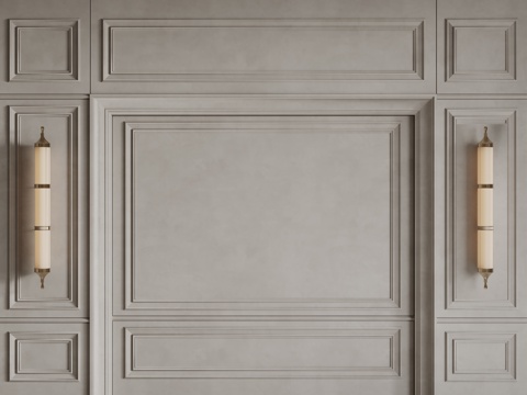 French Wall bedside background wall carved lines