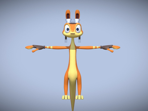 Daxter 3D Model-Jack & Daxter