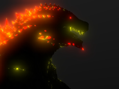 Godzilla Dagon 2014 model