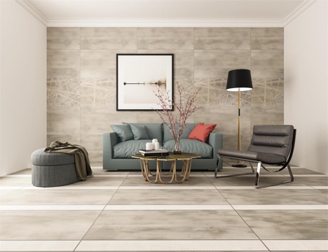 Modern minimalist living room