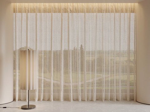 Curtain Modern Curtain Gauze Curtain