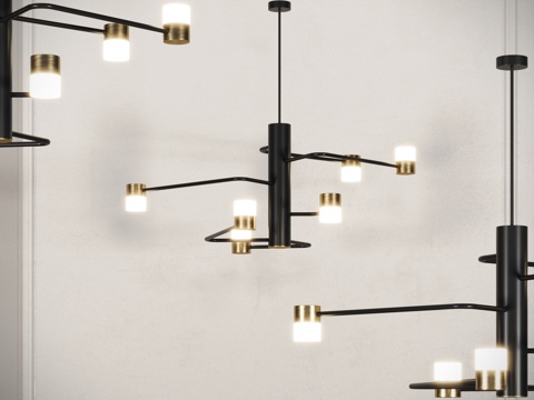 Modern chandelier multi-head chandelier