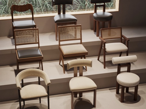Mid-century Style Dining Chair Lounge Chair Chair