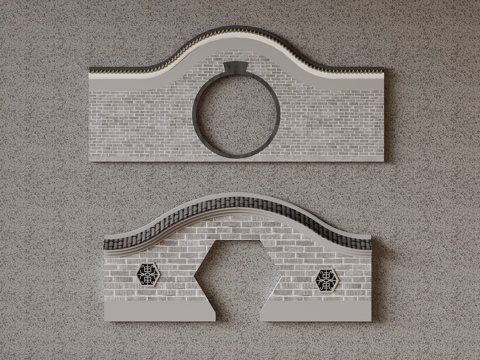 New Chinese Wall Enclosure wall Landscape wall