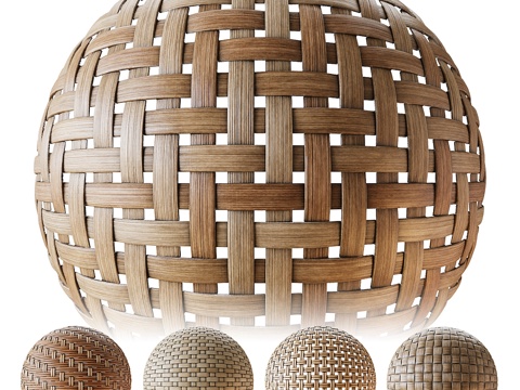 New Chinese rattan woven material woven material bamboo material