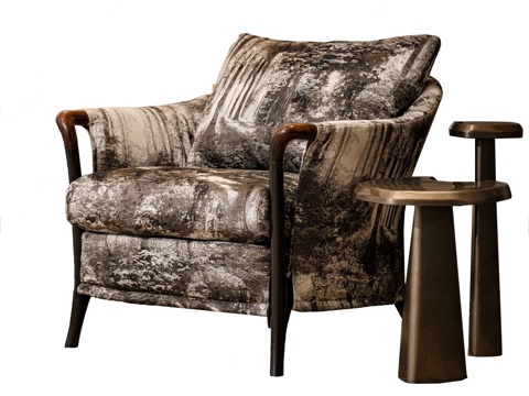 Vintage French Style Lounge Chair Leisure Chair Leisure Sofa Sofa Chair Single Person Sofa Side Corner