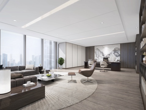 Modern President's Office General Manager's Office Modern Office Office Furniture Office