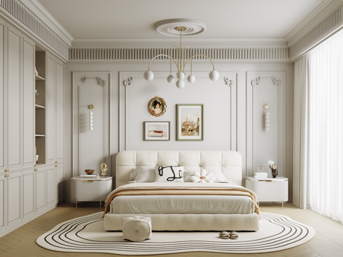 French Home Bedroom Master Bedroom