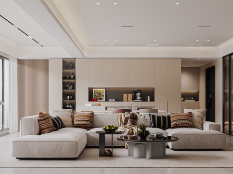 Modern Living&Dining Room
