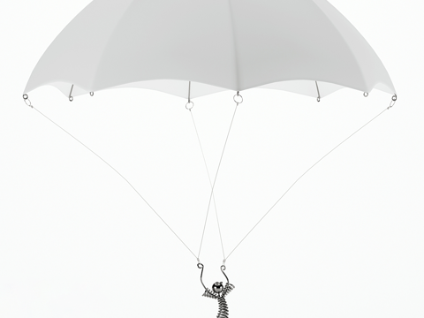 Modern Children's Parachute Decorative Chandelier