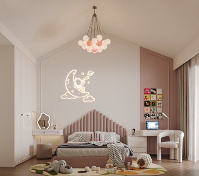 Modern kids Bedroom Girls Room