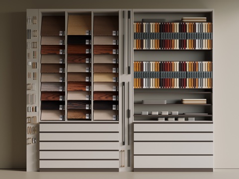 Neo-Chinese Style Affordable Luxury Style Storage Rack Color Plate Rack Display Rack