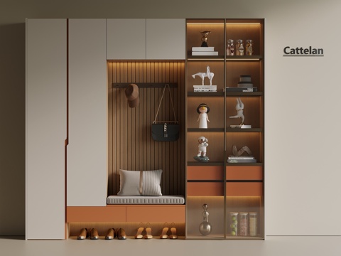 Affordable Luxury Style Shoe Cabinet Hanging Shoe Cabinet Entrance Shoe Cabinet Partition Shoe Cabinet Entrance Shoe