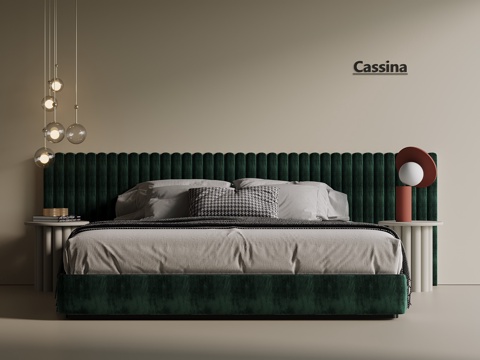 Affordable Luxury Style French Double Bed Fabric Bed Cork Bed Master Bedroom Bed