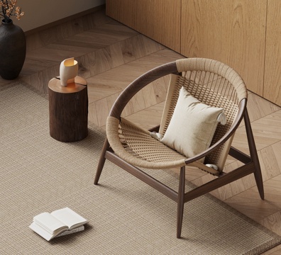 Lounge Chair Mid-century Style Leisure Chair