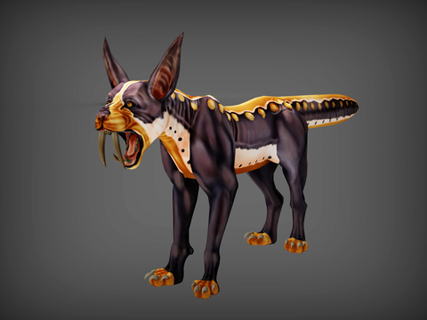 Cat civet cat lynx leopard cat long-tailed tiger cat