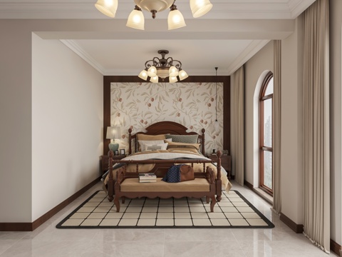 American Style Bedroom Wardrobe