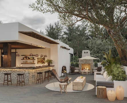 Quiet Literature and Art Style Homestay Cafe Dining Courtyard