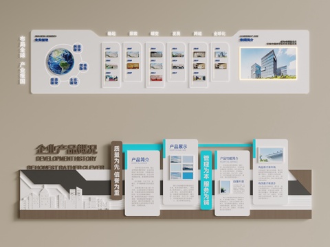 Modern culture wall Enterprise culture wall