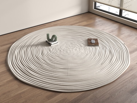 Modern Carpet Round Carpet Minimalist Carpet Cream Style Carpet Homestay Carpet