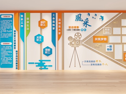 Modern Campus Culture Trade Union Culture Wall