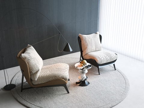 Italian Lounge Chair Combination Leisure Chair Single Sofa Casual Chair Chair minotti