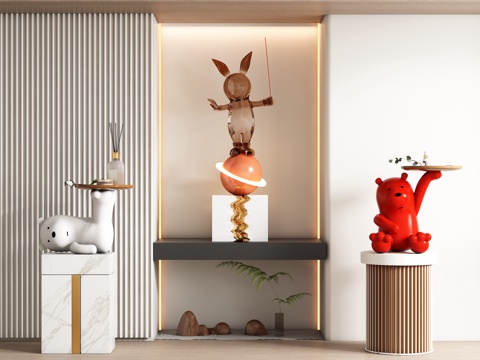 Modern Sculpture Ornaments Doll Ornaments