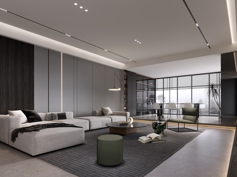 Modern Living&Dining Room