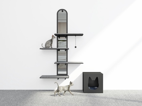 Modern Climbing Cat Rack