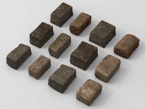 Stone brick building materials