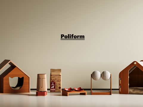 Pet Supplies Cat Kennel Dog Kennel Pet Wooden House Cat Scratching Board Sisal Ball Cat Food Drinking Bowl Cat Food