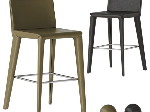 POLIFORM Modern Bar Chair Combination Leather Bar Chair Bar Chair Saddle Bar Chair