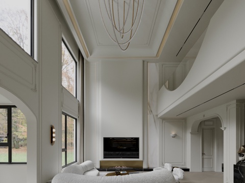 French Duplex Living Room