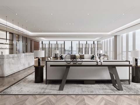 Modern Office Water Bar Leisure Area