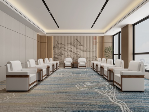 Modern style reception room reception room