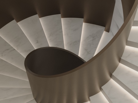 modern revolving staircase