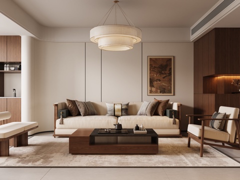 New Chinese Living Room