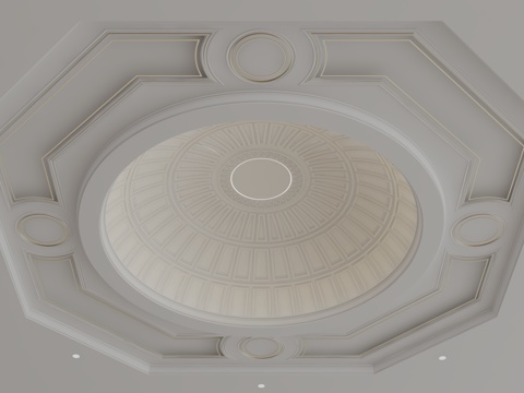 European-style ceiling
