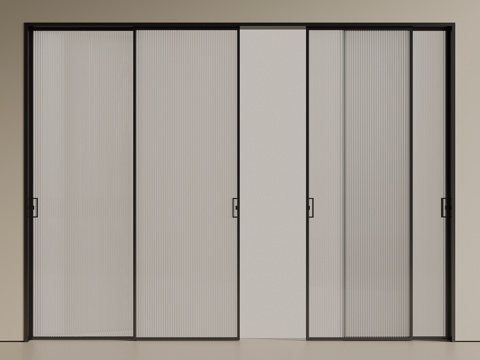 Affordable Luxury Style Minimalist sliding door kitchen door balcony door Changhong glass door interior door
