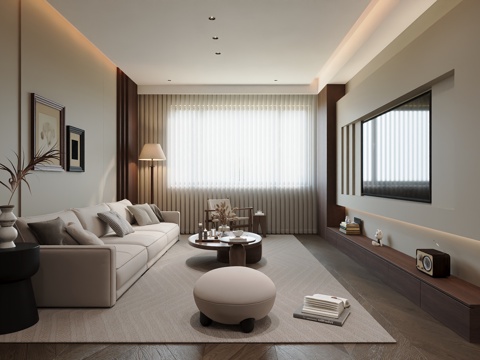 Mid-century Style Living Room