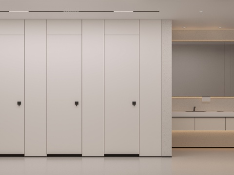 Modern Minimalist Public Toilets